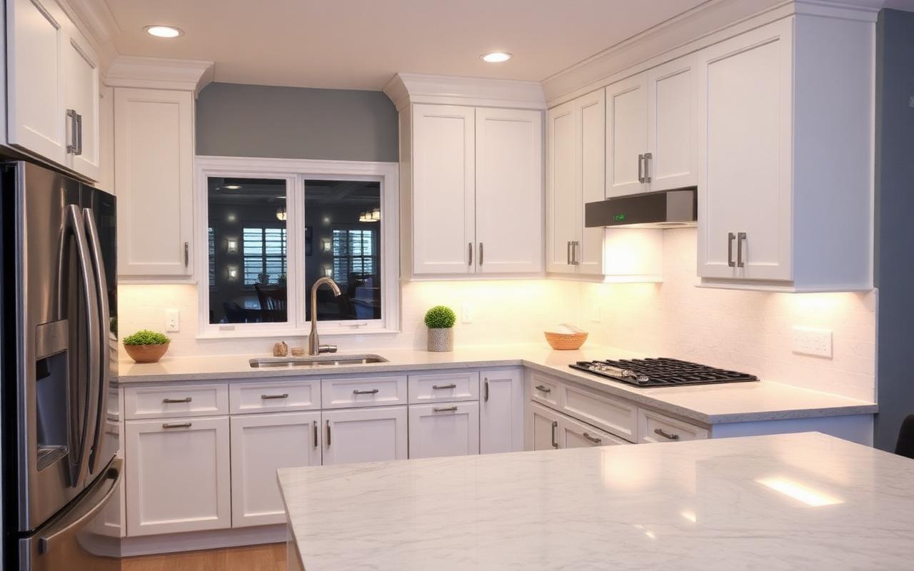 Remodeled kitchen